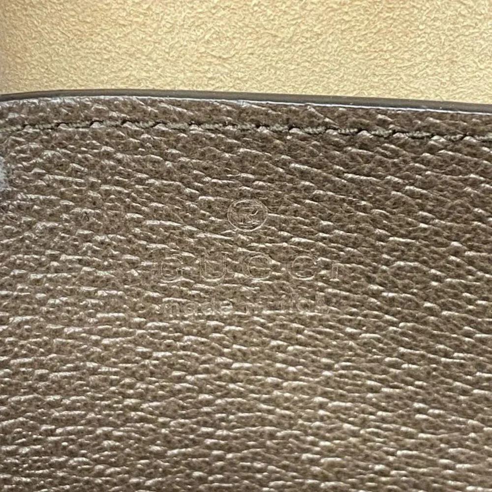 Gucci Handbag GG Supreme Brown Beige Gold 2-Way Bag - Picture 5 of 10